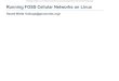 Running FOSS Cellular Networks on Linux - · PDF filego to Ericsson/Huawei/ZTE/Nokia/Alcatel/ ... Octasic OCTBTS hardware / OCTSDR­2G PHY ... try tab­completion, ? and list commands
