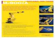 Fanuc M-900 Series_22.pdf · m-900+a payload: 200-700kg the m-900+a series robot is engineered for precise, very high payload/high speed operation, user-friendly setup and maximum
