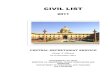 Civil List 2011 - Personnel Public Grievances & · PDF filecivil list 2011 central secretariat service (group ‘a’ officers) as on november, 2011 government of india ministry of