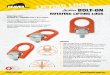 ROTATING LIFTING LUGS - worksense.com.au Lifting Lu… · Model Type: BRLP Available in 7 capacities from 1 to 10 Tonnes This new range of Bolt-on Lugs offers the ideal solution for