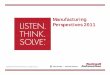 Manufacturing Perspectives 2011 - Rockwell Automation · PDF fileManufacturing Perspectives Automation Fair 2011 November 15, ... 1870 1880 1890 1900 1910 1920 1930 1940 1950 1960