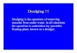 Dredging !!! - ULisboa · PDF fileDredging !!! Dredging is the operation of removing material from under water. In all situations ... Bucket ladder dredger b) Grab dredger c) Backhoe/dipper