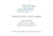 M2035-2013 Update May2013 - Welcome to · PDF file2013update Mobility 2035 –2013 Update Public Meetings May 13, 2013 – Wylie May 14, 2013 – Arlington May 15, 2013 – Richland