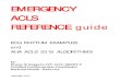 EMERGENCY ACLS REFERENCE guide -  · PDF fileThis is the EKG of a patient with WIDE QRS COMPLEX TACHYCARDIA that is due to ATRIAL FIBRILLATION with RAPID VENTRICULAR RESPONSE