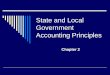 State and Local Government Accounting Principles - …horowitk/documents/Chapter02D.pdf · State and Local Government Accounting Principles Chapter 2. Learning Objectives ... State