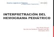 INTERPRETRACIÓN DEL HEMOGRAMA - … _hemograma_2013.pdf · SERIE ROJA RN a término. Producción de eritrocitos es extremadamente alta. Hipoxia relativa durante la vida intrauterina