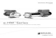 e-HM Series · PDF filee-hm ™ series threaded horizontal multistage centrifugal electric pumps technical brochure behm r4