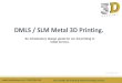 DMLS / SLM Metal 3D Printing. - 3d- | 3D ... · PDF file | 01952 820 453. Fast, Flexible 3D Printing & Rapid Prototyping service. DMLS / SLM Metal 3D Printing. An introductory design