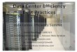 Data Center Efficiency Best Practiceslass.cs.umass.edu/~shenoy/courses/fall09/691gc... · Data Center Efficiency Best Practices ... Heat Exchanger (Water‐Side Economizer) A/C 