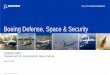 Boeing Defense, Space & Securitys2.q4cdn.com/661678649/files/doc_financials/quarterly/2016/Q1/04... · Copyright © 2016 Boeing. All rights reserved. May 2016 | Investor Conference