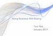 Doing Business With Boeing - NASA OSBP · PDF file11/01/2017 · Title: Doing Business With Boeing Author: Toni Hall Created Date: 20170213175921Z