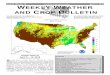 weather WEEKLY WEATHER AND CROP BULLETIN - USDA · PDF file4 Weekly Weather and Crop Bulletin January 24, 2018 SL S SL S L S S S SL S The Drought Monitor focuses on broad-scale conditions