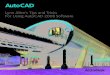 Lynn Allen’s Tips and Tricks For Using AutoCAD 2008 · PDF fileAutoCAD ® Lynn Allen’s Tips and Tricks For Using AutoCAD 2008 Software New D Workspace If you are using only 2D