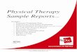 Physical Therapy Sample Reports - Sitemason, Inc. Sample PT... · Physical Therapy Sample Reports ... Visit Progress Report ... Mr. Flintstone is taking Advil 3 times daily for pain