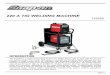 220 A TIG WELDING MACHINE - Systematics Inc. · PDF file052011 220 A TIG WELDING MACHINE TIG255i INTRODUCTION The TIG255i is a 220A inverter-style AC/DC TIG welder that is used to