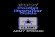 2007 Pocket Recruiter  · PDF fileThe 2007 Pocket Recruiter Guide ... Space Available Travel Programs 71. iv Money Active Army Starting Pay 72 ... ment Test (ALCPT)