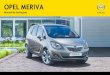 OPEL MERIVA Manual de Instruções - Opel Portugal · PDF file4 Introdução As direcções indicadas, p. ex. esquerda ou direita, ou dianteira ou traseira, referem-se sempre ao sentido