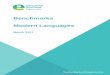 Benchmarks Modern Languages - Education Scotland · PDF file5 First Level Modern Languages Curriculum Organisers Experiences and Outcomes for planning learning, teaching and assessment