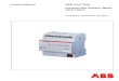 Product Manual ABB i-bus KNX Universal Dim Actuator, MDRC ... · PDF fileProduct Manual. ABB i-bus ® KNX . Intelligent Installation Systems . ABB. Universal Dim Actuator, MDRC . UD/S