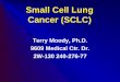 Small Cell Lung Cancer (SCLC) · PDF fileSmall Cell Lung Cancer (SCLC) Terry Moody, Ph.D. 9609 Medical Ctr. Dr. 2W-130 240-276-77