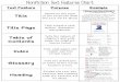 Nonfiction Text Features Chart - Teaching Made · PDF fileNonfiction Text Features Chart Text Feature Purpose Example Title Identifies the topic of the text/tells what the text will