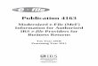 Publication 4163 (Rev. 02-2011) · PDF filePublication 4163 Modernized e-File (MeF) Information for Authorized IRS e-file Providers for Business Returns Tax Year 2010/ Processing Year