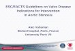 ESC/EACTS Guidelines on Valve Disease Indications for ...assets.escardio.org/assets/Presentations/OTHER2013/Davos/Day 4/15... · ESC/EACTS Guidelines on Valve Disease Indications