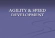 AGILITY & SPEED DEVELOPMENT - static.gohuskies.comstatic.gohuskies.com/pdf/strength/agility-and-speed-development.pdf · TERMINOLOGY SPEED – The ability to achieve a high velocity