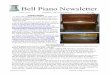 Bell Piano Newsletterbellpianos.com/index_htm_files/Bell Piano News 05a.pdf · Bell Piano Newsletter ... 1904 12657 1905 13737 1906 16535 ... Lesage/Bell nbr. Fire at Guelph Plant