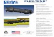 FLEX-TEND Flexible Expansion Joint - EBAA Iron, Inc. · PDF fileFLEX-TEND® Flexible Expansion Joint Features and Applications: • Sizes 2 inch through 48 inch • Rated 350 PSI working