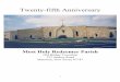 25th Anniversary Booklet - Most Holy Redeemer - Old … Anniversa… ·  · 2017-01-05REVEREND HENRY L. HEMMERLING Pastor Emeritus Second Pastor June 11, 1996 - June 13, 2001 REVEREND