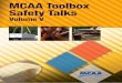 MCAA Toolbox Safety Talks Volume V · PDF fileMCAA Toolbox Safety Talks (Volume V) ... Sling Safety Inspections 13. Synthetic Web Sling Safety 14. Synthetic Round Sling Safety 15