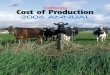California Cost of Production - California Department of ... · PDF file4 California Cost of Production Annual 2006 The Dairy Marketing Branch, Cost of Production Unit is pleased to