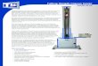 Falling Weight Impact Tester - Testing · PDF fileFalling Weight Impact Tester is simply the best in its class. ... A twin guide rail system is used to ensure a smooth ... Testing