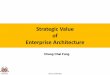 Strategic Value of Enterprise Architecture - INTEGRATED · PDF file•The term “ Enterprise Architecture” was derived more than 20 years ago, with the publication of this paper,