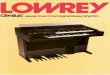 LOWREY Gen­US,Model G160 pcm stereo .LOWREY Gen­US,Model G160 pcm stereo Rhythm . Lowrey... AmericaS #1 Home Organ ... Jazz Organ 10. Accordion Left Panel Controls Number 0-9