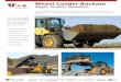 PHAT - Wheel Loader Buckets - Paladin Attachments · PDF fileQC Designation Cubic Yard MP = Multi-Purpose MPWT = Multi-Purpose Wide Track Class Part Number Cubic Yard Weight 550 Available