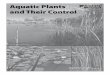 C667 Aquatic Plants and Their Control - · PDF file2 systems by clinging to structures and concrete linings and clogging weirs and screens. Common filamen-tous algae are Spirogyra