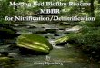 MBBR for Nitrification/Denitrification - NDSU Bed Biofilm React  Moving Bed Biofilm Reactor MBBR for Nitrification/Denitrification By Corey Bjornberg. Nitrogen Sources ... Design
