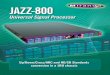 Jazz-800 - danmon.dotnet.dir.dkdanmon.dotnet.dir.dk/PDF/PDF_DK/MirandaJazz-800-B.pdf · easy to use controls with high quality signal ... JAZZ-800 is available in three core ... Standards