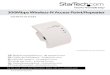 300Mbps Wireless-N Access Point/Repeater - …sgcdn.startech.com/005329/media/sets/WFREPEAT300N_Manual/WFR… · 300Mbps Wireless-N Access Point/Repeater ... warranty and free lifetime