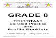TEKS/STAAR Spiraled Practicestaarmaterials.com/docs/RevisedSamples/Grade8/SpiraledPractice.pdf · Grade 8 - TEKS/STAAR Spiraled Practice Table of Contents TEKSING TOWARD STAAR 2014