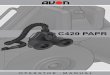 C420 PAPR - Avon FM50, M50, FM53, C50 Gas Masks, … PAPR Operator Manual.pdf · C420 1 The Avon Powered Air Purifying Respirator (PAPR) shall not be used until the user has read