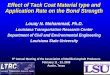 Effect of Tack Coat Material Type and Application Rate on ... · PDF fileEffect of Tack Coat Material type and Application Rate on the Bond Strength ... The influence of tack coat