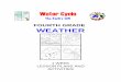 FOURTH GRADE WEATHER - k-12 Science · PDF filefourth grade weather 1 week lesson plans and activities. math/science nucleus © 1990,2000 2 water cycle overview of fourth grade water