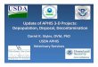 Update of APHIS 3 D Projects: Deppp ,opulation, Dispp,osal ...?Update of APHIS 3â€D Projects: Deppp ,opulation, Dispp,osal, Decontamination Darrel K. Styles, DVM, PhD USDA APHIS