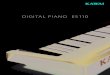 DIGITAL PIANO ES110 - kawai.de · PDF fileClassic E.Piano, 60’s E.Piano, Modern E.Piano, Jazz Organ, Church Organ OTHERS Slow Strings, String Ensemble, Wood Bass, Electric Bass,