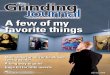 A few of my favorite things - Machine Tool · PDF filepublication Spring 2008 A few of my favorite things Man looks for mirror ﬁ nish and sees a Studer A long way to grind Huge hit