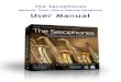 The Saxophones - Sample   Note: Like a real instrument or other Samplemodeling instruments, and differently from any conventional sample library, the saxophones allow