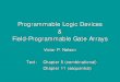 Programmable Logic Devices Field-Programmable …nelson/courses/elec2200/ELEC 2200 FPGAs.pdf · AND gates can connect to any input/FF bit or bit-bar ... Chip contains an array of